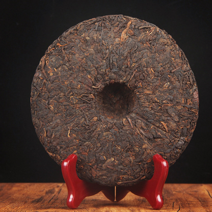 357g Pu'er Tea Ripe Tea Golden Hao Ripe Tea Cake Yiwu Yunnan Seven Seed Cake Tea