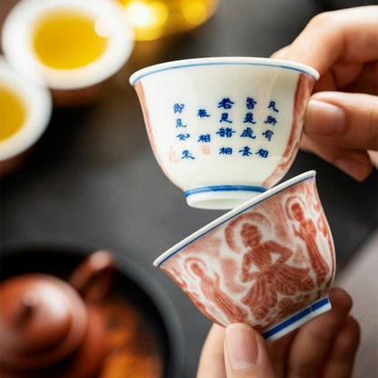 One Cup Porcelain Cup 50ml Small Chinese Kungfu Tea Cup Ceramic Master Cup New
