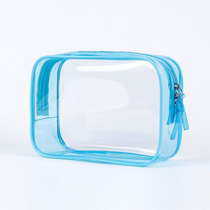 Transparent Cosmetic Bag Travel Organizer PVC Waterproof Clear Makeup Case Pouch