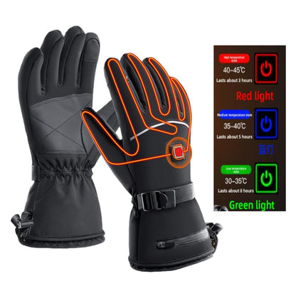 Winter intelligent heating warm gloves windproof and touch screen cycling skiing