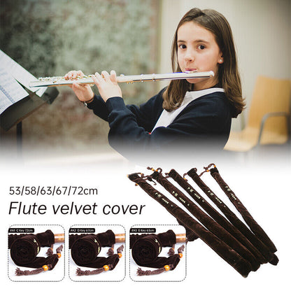 Flute Shakuhachi Storage Case Bag Bamboo Flute Protection Lint Drawstring Bag