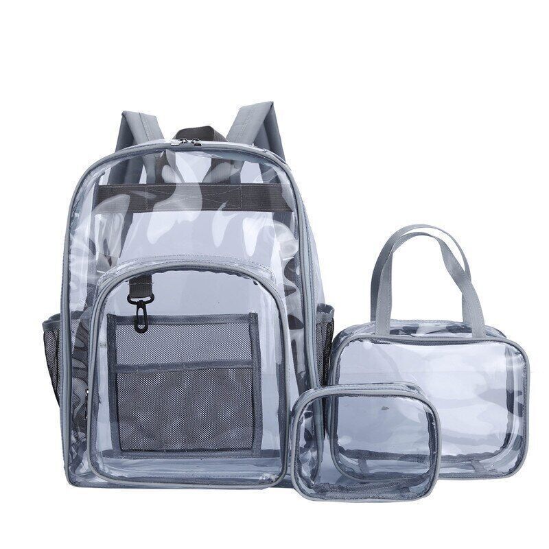 Transparent PVC Set Bag Backpack Unisex Backpack Backpack Couple Bagback