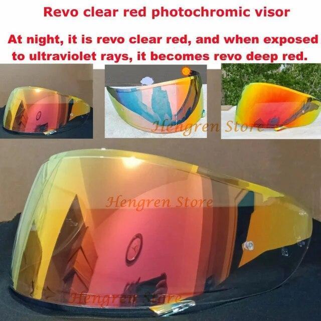 Photochromic Shield Visor Lenses for Shoei X14 X-14 Z7 Nxr Cwr1 Cwr-1 Rf1200 Rf-