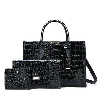 Luxury Bags Crocodile Pattern Shoulder Bag Synthetic Leather Woman Bag Accessory
