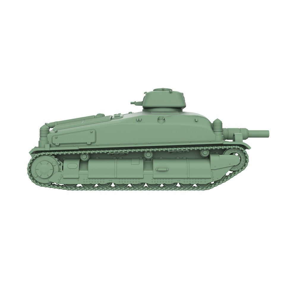 SSMODEL SS200663 1/200 Military Model Kit France Somua SAu 40 Tank Destroyer