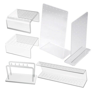 Jewelry Display Stands Acrylic Clear Board Tongue Stud Navel Earrings Organizers