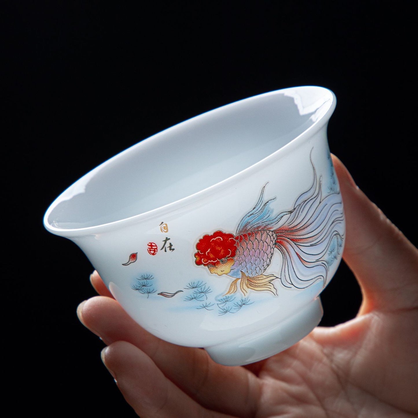 Ice Jade Porcelain Gaiwan Ceramic Tea Bowl Sancai Bowl Tea Set White Porcelain