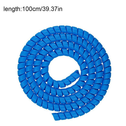 Electric Scooters Line Organizer Pipe Protection Spiral Wrap Winding Cable Wire