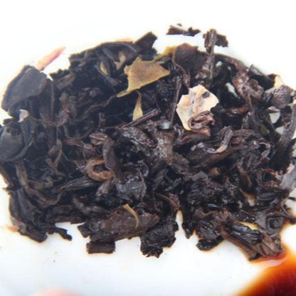 100g Authentic Yunnan Rose Pu'er Tea Flower Tea Mini Ripe Tea Cake Beauty Tea