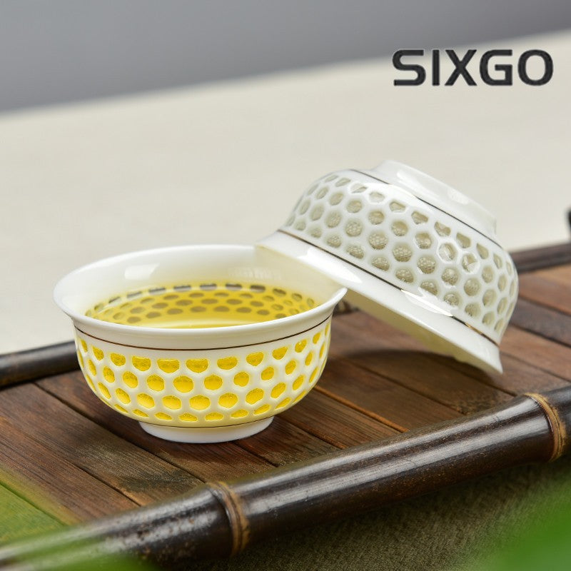 2pcs/lot Porcelain Tea Cup 45ml Chinese Kungfu Tea Cup Small Size Ceramic Cups