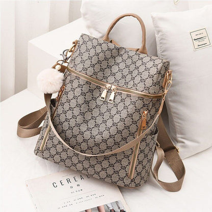 Women's Traval Bacpacks Ladies Back Pack PU Leather Pattern Women Bag