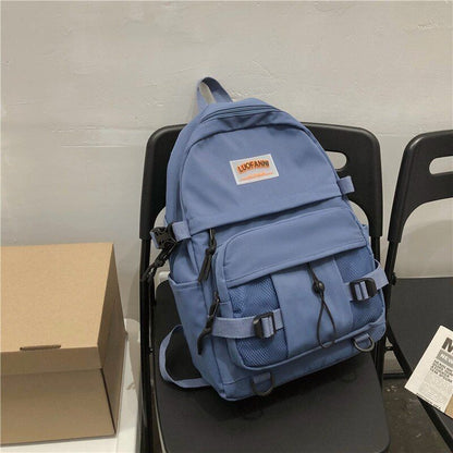 Waterproof Nylon Backpack Schoolbag Travel Backpack Large 30*13*44 CM Polyester