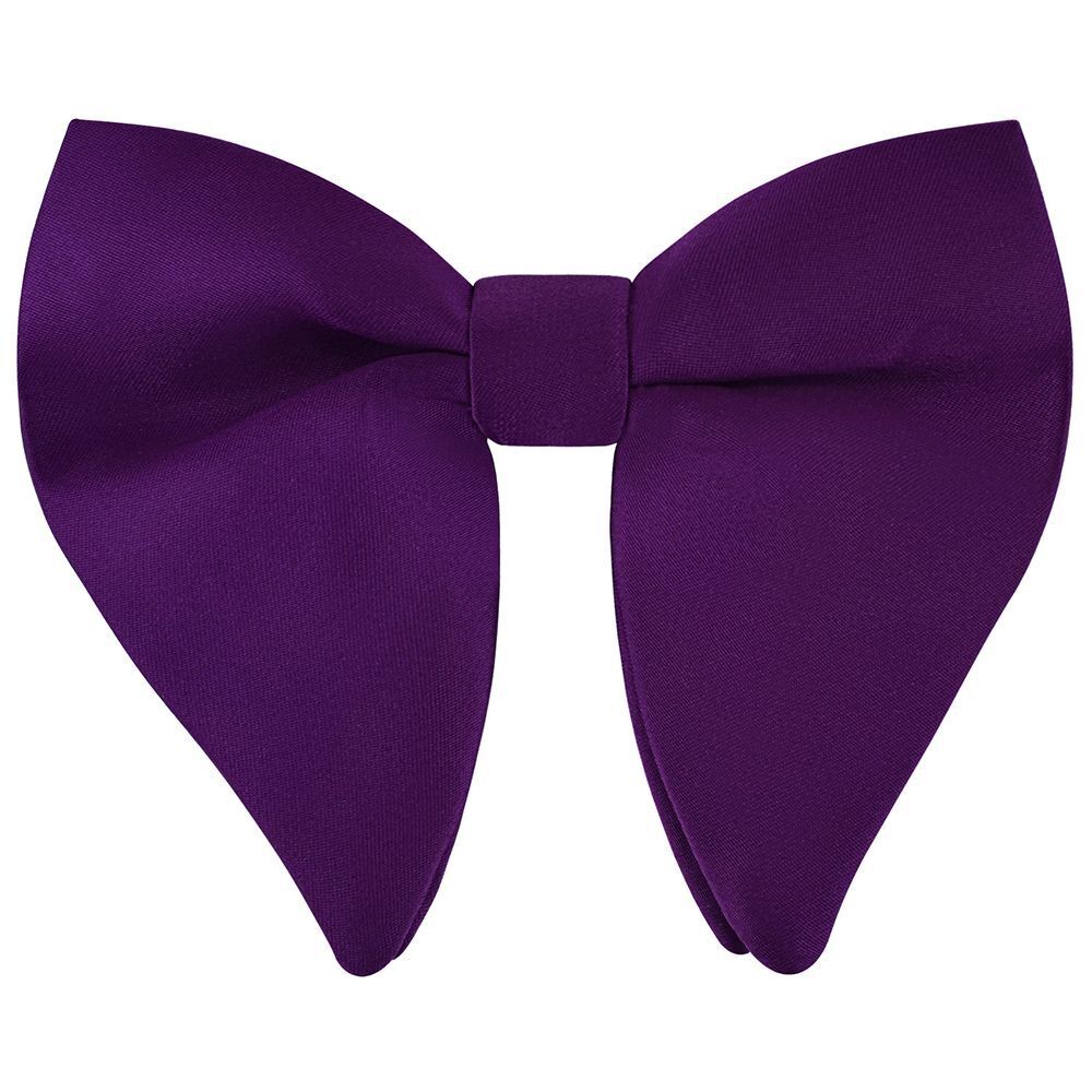 Men Bow Tie Silk Polyester Classic For Party Wedding Big Bowknot Casual Neckties