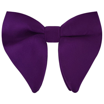 Men Bow Tie Silk Polyester Classic For Party Wedding Big Bowknot Casual Neckties