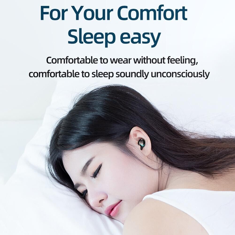 2023 Bluetooth Earbud Headset TWS 5.1 Wireless Earphone Invisible for All Phone