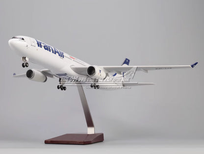 1:135 47CM IranAir AIRBUS A330 Passenger Airplane Landing Gears Resin Model