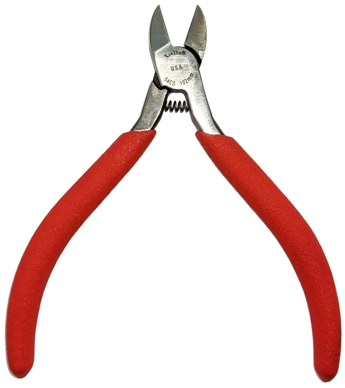 Xcelite 4-inch Side Cutter, Semi Flush - Mini Size for Close Quarters (54CG)