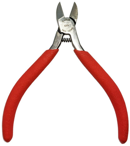 Xcelite 4-inch Side Cutter, Semi Flush - Mini Size for Close Quarters (54CG)