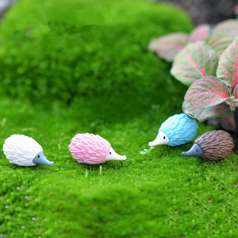 Moss Micro Landscape Garden Deco Mini 8pcs Color Hedgehog Decoration Supplies