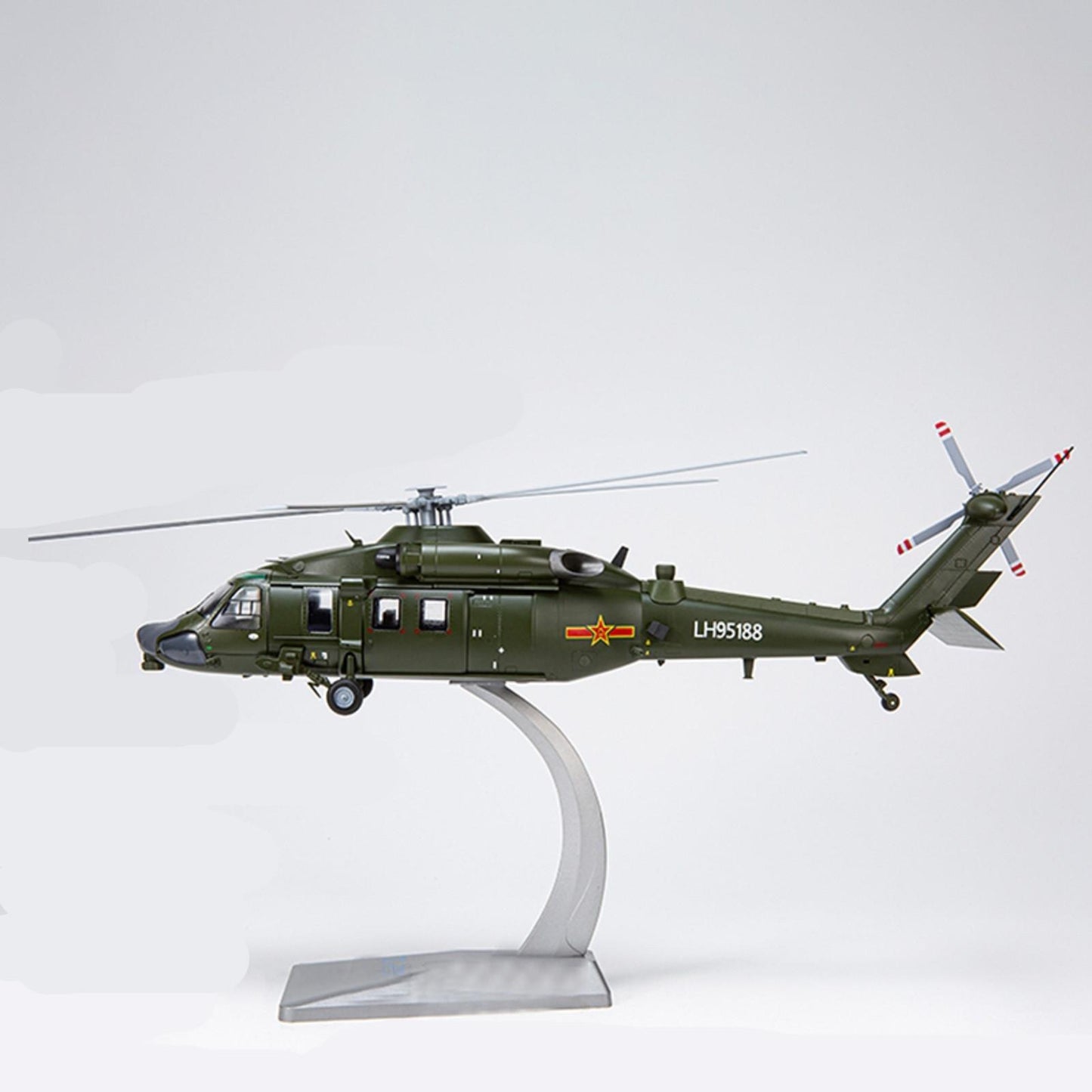 1/72 Armed Straight 20 Helicopter Diecast Model Z-20 Aircraft Military Display B