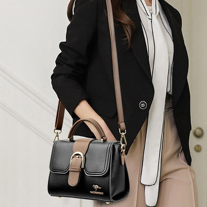 Women Fashion Handbag Purse Genuine Leather Shoulder Crossbody Flap Totes Bags