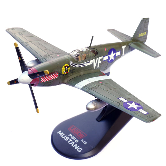 1:72 LEGION WWII U.S. ARMY P-51B MUSTANG Fighter Plane Diecast Aircraft Model