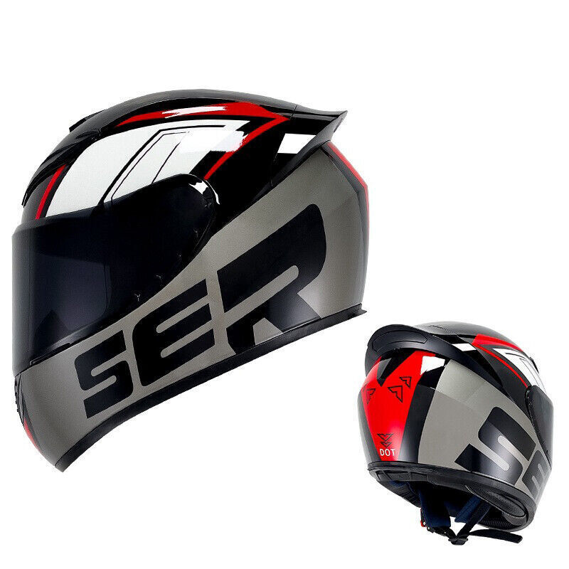 Motorcycle Helmet Full Face Racing Helmet DOT ECE Approved Fashion Riding Helmet