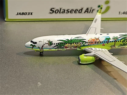 Phoenix Solaseed Air for Boeing B737-800 JA803X 1:400 Aircraft Pre-built Model
