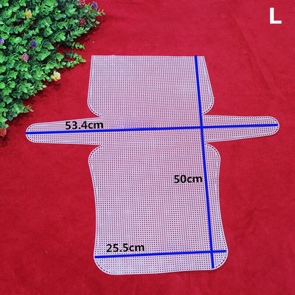 Knitting & Weaving Plastic Mesh Sheet Chenille DIY Bag Accessories Knit Helper~