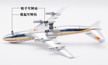1:200 35CM InFlight NATIONAL BOEING 747-100 Passenger Airplane Diecast Model