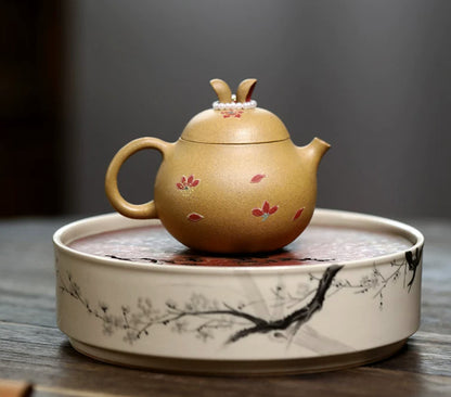 120cc chinese Yixing Handmade Zisha teapot Duan clay Rabbit Hu Gongfu Tea Pot