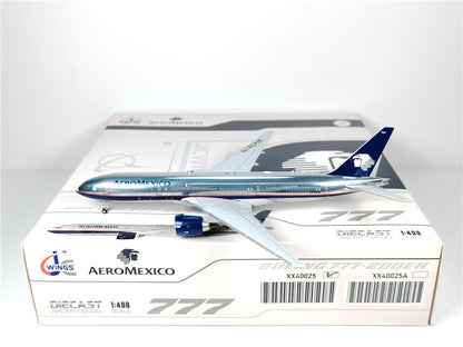 1:400 JC Wings AEROMEXICO BOEING B777-200ER Passenger Airplane Diecast Model