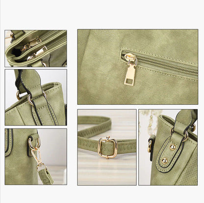 Celela Women Ladies Studs Tote Handbag Crossbody Bag Shoulder Tote Bag Purse US