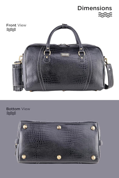 Genuine Leather Travel Duffel Bag Weekend Luggage Leather Duffle Bag