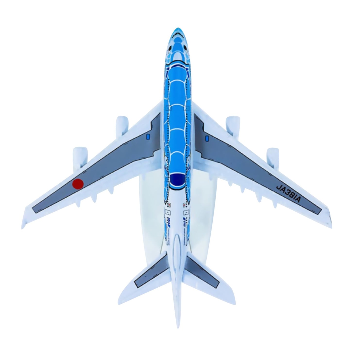 1/500 Scale Aircraft ANA sea turtle painting A380 Alloy Plane Model Display Gift
