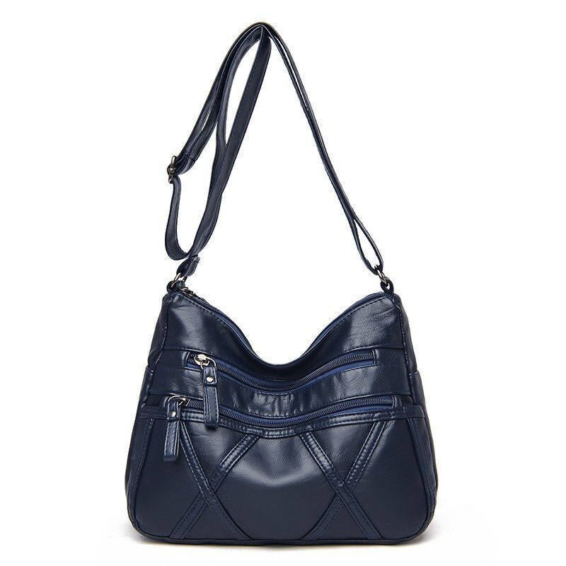 High Quality Soft Leather Shoulder Bags Multi-Layer Crossbody Bag Handbag Purse