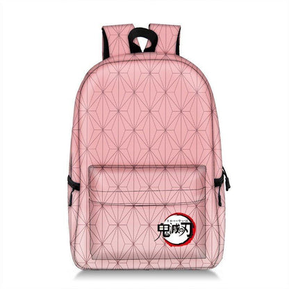 Backpack Waterproof Student School Bag Bookbag Cosplay Travel Fashion Red Purple
