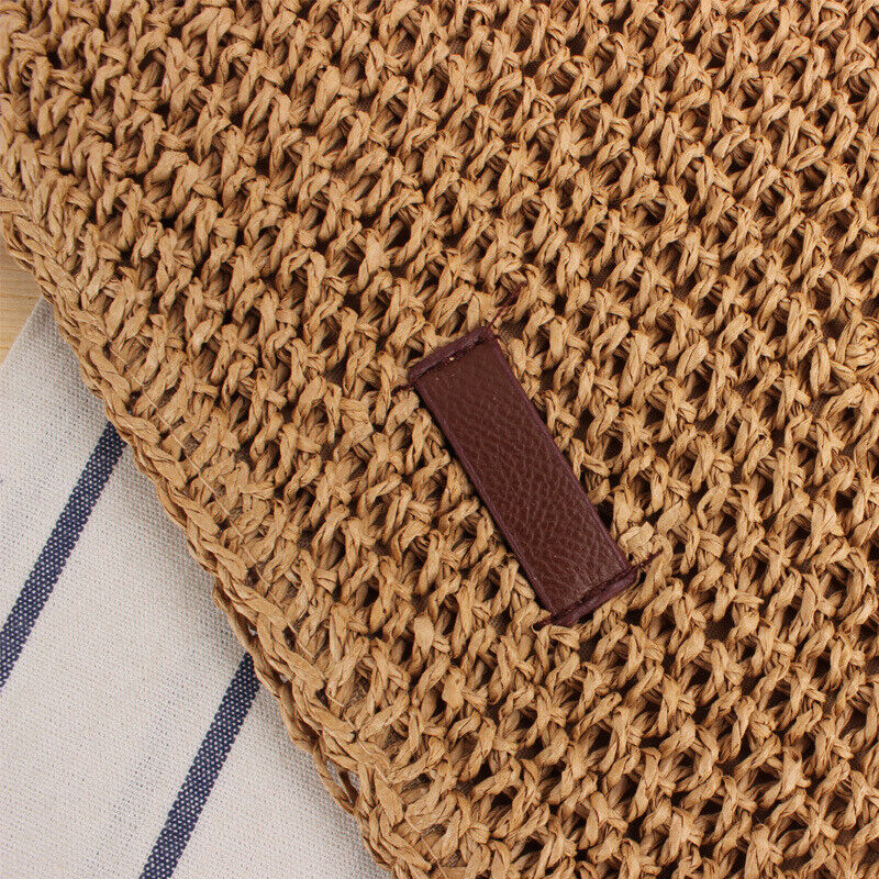 New Womens Summer Messenger Casual Straw Bag Korean Crossbody Beach Bag