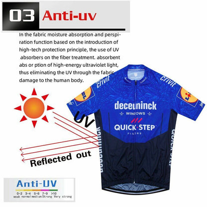 Cycling Jersey Set Quick Step Team Clothing Road Bike Suit Bicycle Bib Short MTB