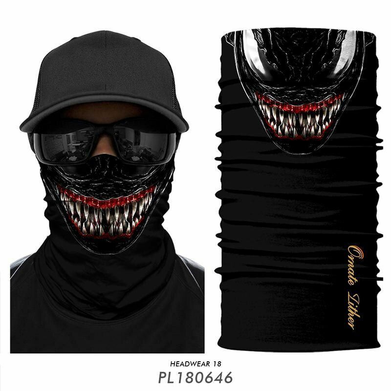 Bandana Mask Neck Gaiter Plaid Hunting Camping Scarf Quick Drying Winter Bicycle