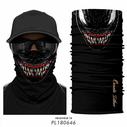 Bandana Mask Neck Gaiter Plaid Hunting Camping Scarf Quick Drying Winter Bicycle