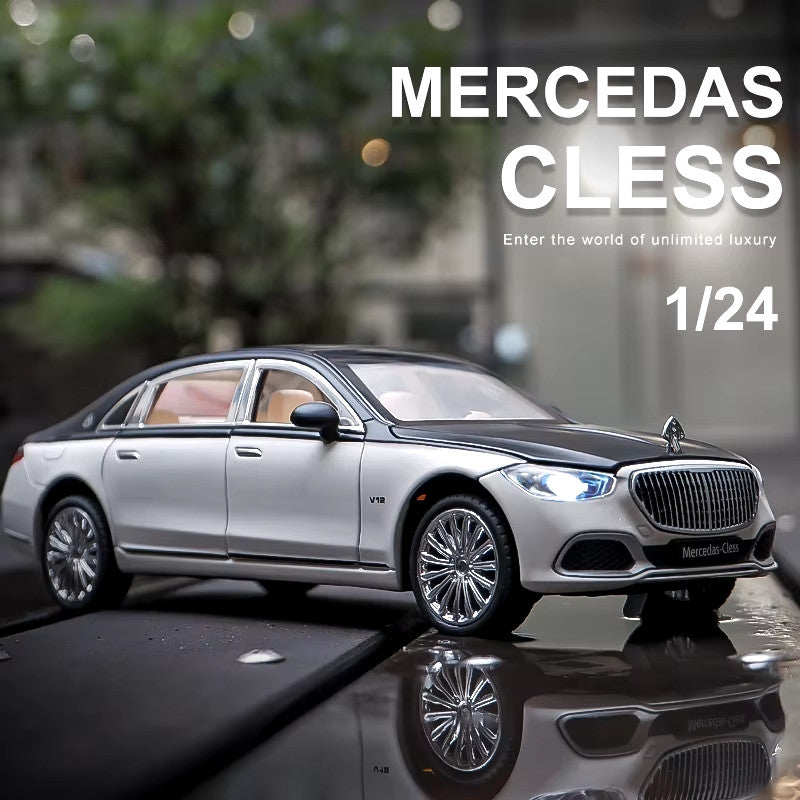 1:22 Benz Maybach S680 Alloy Metal Car Model Diecast Metal Toy Vehicles Car Mode
