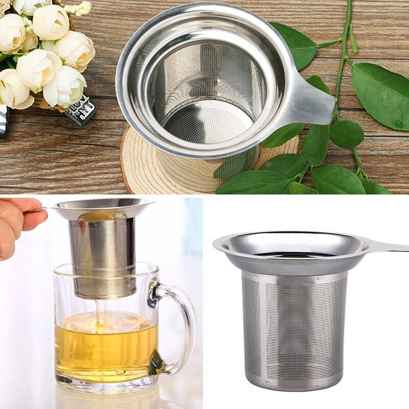 Stainless Steel Tea Infuser Tea Strainer Teapot Tea Leaf Spice Filter Drinkware