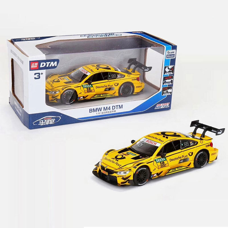 1/32 BMW M4 DTM Model Car Diecast Toy Vehicle Toys for Boys Kids Gift Timo Glock
