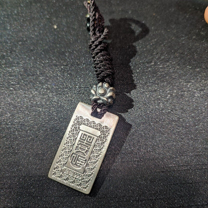 Blessing 999 Silver Pendant Lucky Mahasthamaprapta Bodhisattva Kwan-yin statue