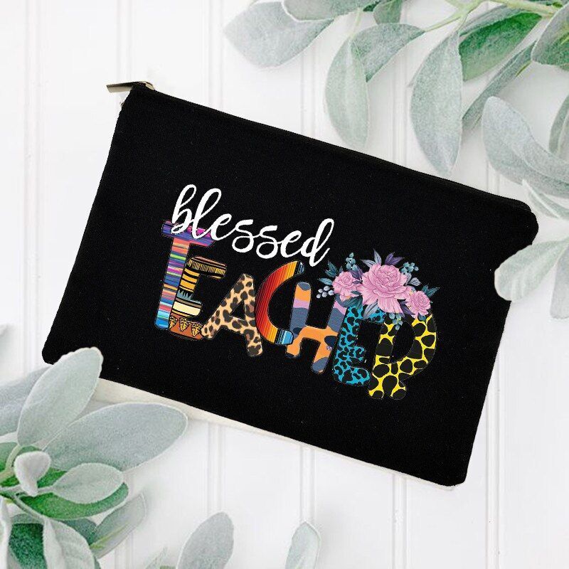 Cosmetic Bag Zipper Beauty Case Makeup Storage Pouch Purse Traveling 14*22CM 1PC