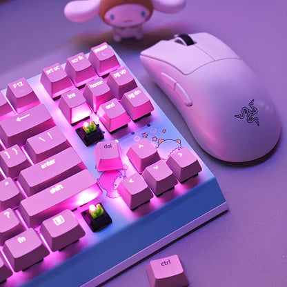 Razer x Sanrio Hello Kitty Blackwidow TKL Mechanical + Mouse Combo