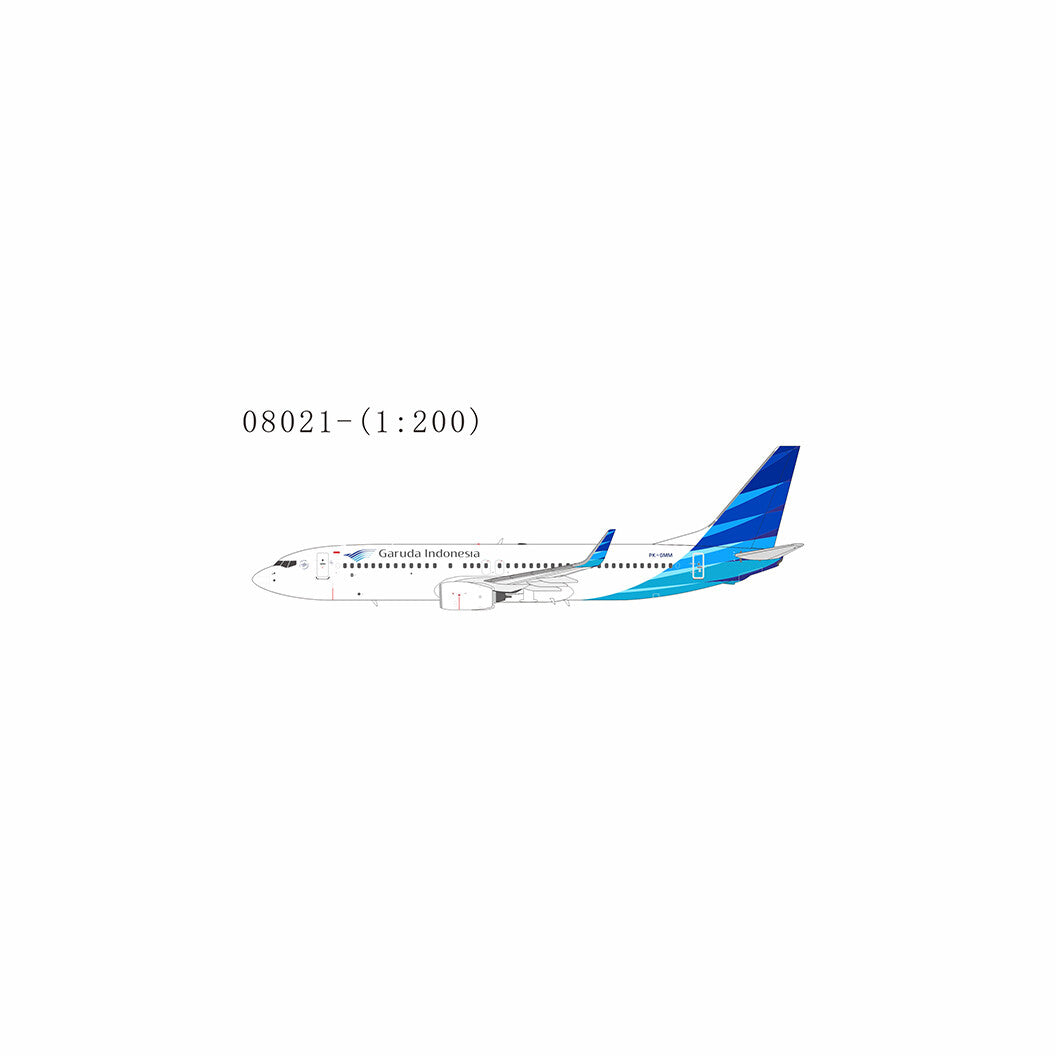 1:200 NG Models Garuda Indonesia Plane B737-800 Diecast Aircraft Model