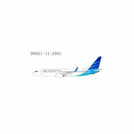 1:200 NG Models Garuda Indonesia Plane B737-800 Diecast Aircraft Model