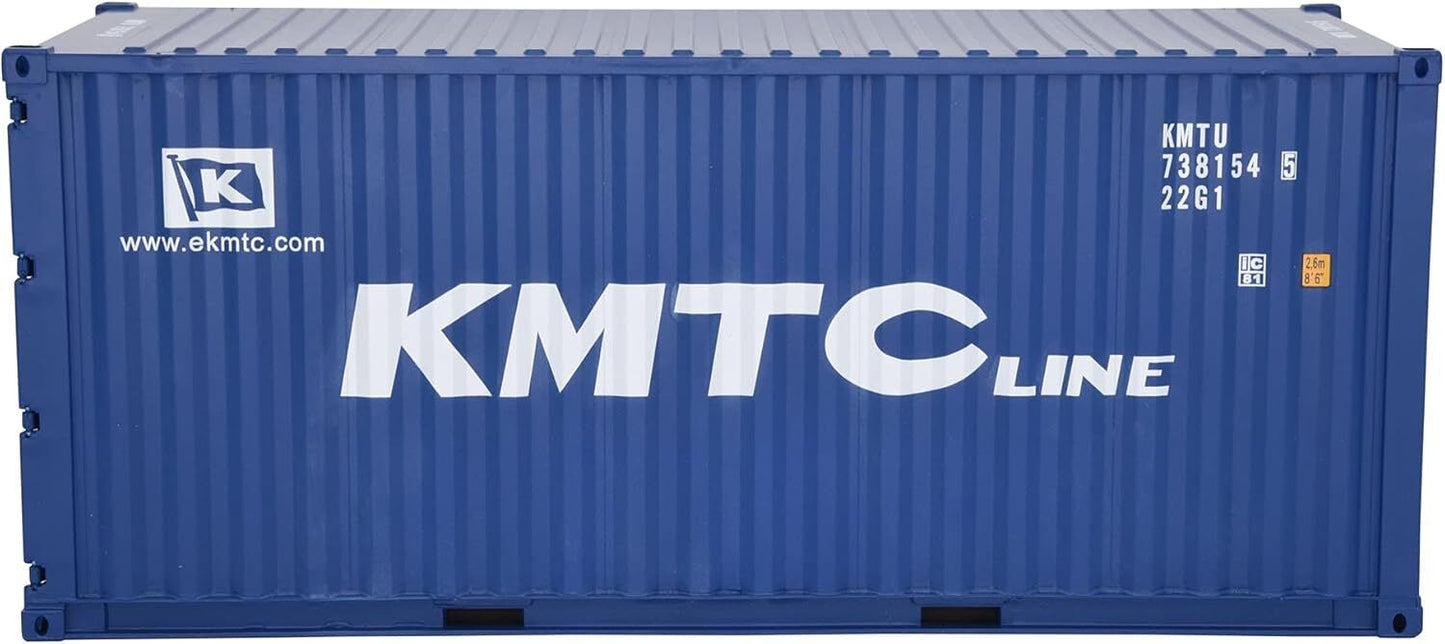1:20 KMTC 20GP Shipping Container Model Abs Resin & Wood Toy Decoration Gift